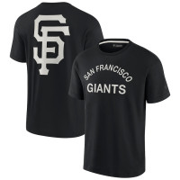 Adult Men's San Francisco Giants Signature Super Soft Short Sleeve baseball T-shirt - Black