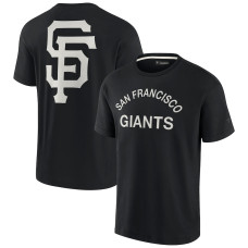 Adult Men's San Francisco Giants Signature Super Soft Short Sleeve baseball T-shirt - Black