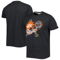 Adult Men's San Francisco Giants Homage Hyper Local Tri-Blend baseball T-shirt - Charcoal