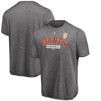 Adult Men's San Francisco Giants Majestic Official Fandom Cool Base baseball T-shirt - Gray