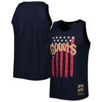 Adult Men's San Francisco Giants Mitchell & Ness Cooperstown Collection Stars and Stripes Tank Top - Navy