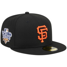 Adult Men's San Francisco Giants New Era 2010 World Series Team Color 59FIFTY Fitted Hat - Black