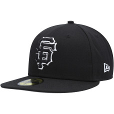Adult Men's San Francisco Giants New Era Black on Black Dub 59FIFTY Fitted Hat Adult Men's San Francisco Giants New Era Black on Black Dub 59FIFTY Fitted Hat