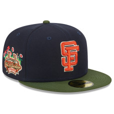 Adult Men's San Francisco Giants New Era Sprouted 59FIFTY Fitted Hat - Navy
