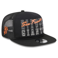 Adult Men's San Francisco Giants New Era Street Team A-Frame Trucker 9FIFTY Snapback Hat - Black Adult Men's San Francisco Giants New Era Street Team A-Frame Trucker 9FIFTY Snapback Hat - Black