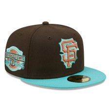 Adult Men's San Francisco Giants New Era Walnut Mint 59FIFTY Fitted Hat - Brown/Mint Adult Men's San Francisco Giants New Era Walnut Mint 59FIFTY Fitted Hat - Brown/Mint