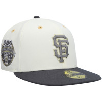 Adult Men's San Francisco Giants New Era 1984 All-Star Game Chrome 59FIFTY Fitted Hat - White/Charcoal