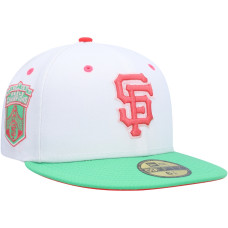Adult Men's San Francisco Giants New Era 2010 World Series Watermelon Lolli 59FIFTY Fitted Hat - White/Green Adult Men's San Francisco Giants New Era 2010 World Series Watermelon Lolli 59FIFTY Fitted Hat - White/Green