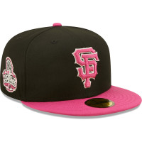 Adult Men's San Francisco Giants New Era 2012 World Series Champions Passion 59FIFTY Fitted Hat - Black/Pink
