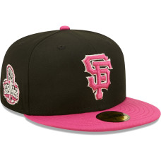 Adult Men's San Francisco Giants New Era 2012 World Series Champions Passion 59FIFTY Fitted Hat - Black/Pink