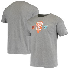 Adult Men's San Francisco Giants New Era 2020 Spring Training Batting Practice baseball T-shirt - Gray