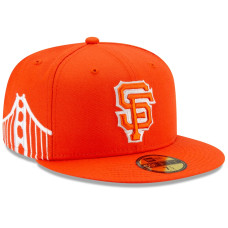 Adult Men's San Francisco Giants New Era 2021 City Connect 59FIFTY Fitted Hat - Orange