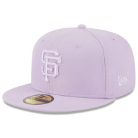 Adult Men's San Francisco Giants New Era 2023 Spring Color Basic 59FIFTY Fitted Hat - Lavender