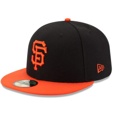 Adult Men's San Francisco Giants New Era Authentic Collection On-Field 59FIFTY Fitted Hat - Black/Orange