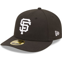 Adult Men's San Francisco Giants New Era Black & White Low Profile 59FIFTY Fitted Hat
