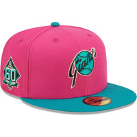 Adult Men's San Francisco Giants New Era Cooperstown Collection 60th Anniversary Passion Forest 59FIFTY Fitted Hat - Pink/Green
