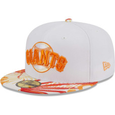 Adult Men's San Francisco Giants New Era Flamingo 59FIFTY Fitted Hat - White/Orange Adult Men's San Francisco Giants New Era Flamingo 59FIFTY Fitted Hat - White/Orange