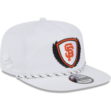 Adult Men's San Francisco Giants New Era Golfer Tee 9FIFTY Snapback Hat - White