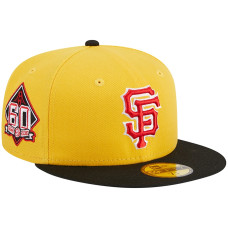 Adult Men's San Francisco Giants New Era Grilled 59FIFTY Fitted Hat - Yellow/Black