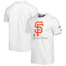 Adult Men's San Francisco Giants New Era Historical Championship baseball T-shirt - White