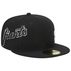 Adult Men's San Francisco Giants New Era Jersey 59FIFTY Fitted Hat - Black Adult Men's San Francisco Giants New Era Jersey 59FIFTY Fitted Hat - Black