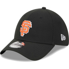 Adult Men's San Francisco Giants New Era Logo 39THIRTY Flex Hat - Black