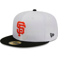 Adult Men's San Francisco Giants New Era Optic 59FIFTY Fitted Hat - White/Black