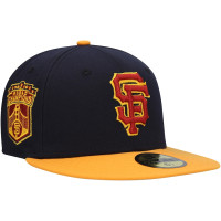 Adult Men's San Francisco Giants New Era Primary Logo 59FIFTY Fitted Hat - Navy/Gold
