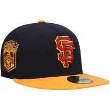 Adult Men's San Francisco Giants New Era Primary Logo 59FIFTY Fitted Hat - Navy/Gold