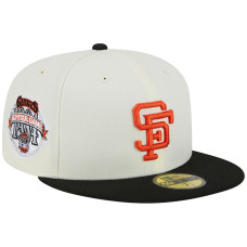 Adult Men's San Francisco Giants New Era Retro 59FIFTY Fitted Hat - Stone/Black