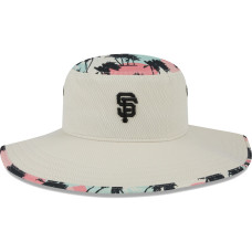 Adult Men's San Francisco Giants New Era Retro Beachin' Bucket Hat - Natural
