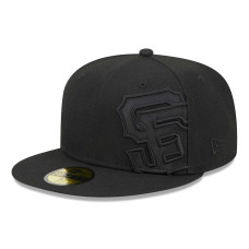 Adult Men's San Francisco Giants New Era Satin Peek 59FIFTY Fitted Hat - Black Adult Men's San Francisco Giants New Era Satin Peek 59FIFTY Fitted Hat - Black