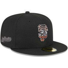 Adult Men's San Francisco Giants New Era Script Fill 59FIFTY Fitted Hat - Black