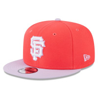 Adult Men's San Francisco Giants New Era Spring Basic Two-Tone 9FIFTY Snapback Hat - Red/Purple