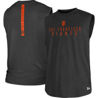 Adult Men's San Francisco Giants New Era Team Muscle Tank Top - Black