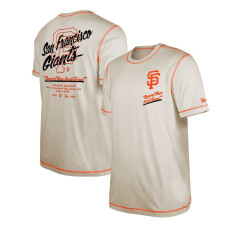 Adult Men's San Francisco Giants New Era Team Split baseball T-shirt - White