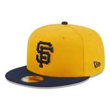 Adult Men's San Francisco Giants New Era Two-Tone Color Pack 59FIFTY Fitted Hat - Gold Adult Men's San Francisco Giants New Era Two-Tone Color Pack 59FIFTY Fitted Hat - Gold