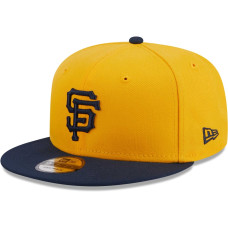 Adult Men's San Francisco Giants New Era Two-Tone Color Pack 9FIFTY Snapback Hat - Gold Adult Men's San Francisco Giants New Era Two-Tone Color Pack 9FIFTY Snapback Hat - Gold
