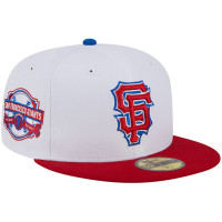 Adult Men's San Francisco Giants New Era Undervisor 59FIFTY Fitted Hat - White/Red