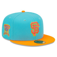 Adult Men's San Francisco Giants New Era Vice Highlighter 59FIFTY Fitted Hat - Blue/Orange Adult Men's San Francisco Giants New Era Vice Highlighter 59FIFTY Fitted Hat - Blue/Orange
