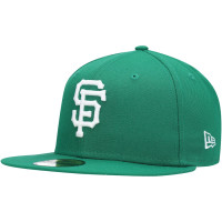 Adult Men's San Francisco Giants New Era White Logo 59FIFTY Fitted Hat - Kelly Green Adult Men's San Francisco Giants New Era White Logo 59FIFTY Fitted Hat - Kelly Green