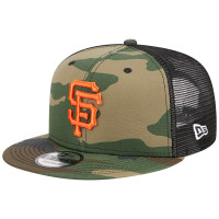 Adult Men's San Francisco Giants New Era Woodland Camo Trucker 9FIFTY Snapback Hat - Camo Adult Men's San Francisco Giants New Era Woodland Camo Trucker 9FIFTY Snapback Hat - Camo