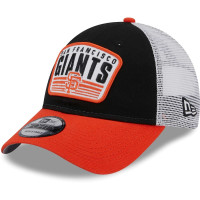 Youth Boys San Francisco Giants New Era Patch Trucker 9FORTY Snapback Hat - Black Youth Boys San Francisco Giants New Era Patch Trucker 9FORTY Snapback Hat - Black