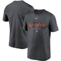 Adult Men's San Francisco Giants Authentic Collection Legend Performance baseball T-shirt - Charcoal