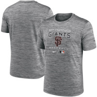 Adult Men's San Francisco Giants Authentic Collection Velocity Practice Performance baseball T-shirt - Anthracite