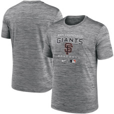 Adult Men's San Francisco Giants Authentic Collection Velocity Practice Performance baseball T-shirt - Anthracite