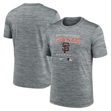 Adult Men's San Francisco Giants Authentic Collection Velocity Practice Performance baseball T-shirt - Charcoal