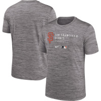 Adult Men's San Francisco Giants Authentic Collection Velocity Practice Performance baseball T-shirt - Heathered Gray