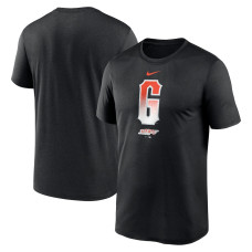 Adult Men's San Francisco Giants City Connect Logo baseball T-shirt - Black
