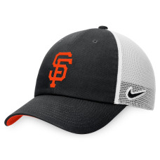 Adult Men's San Francisco Giants Heritage86 Lightweight Unstructured Adjustable Trucker Hat - Black/White Adult Men's San Francisco Giants Heritage86 Lightweight Unstructured Adjustable Trucker Hat - Black/White